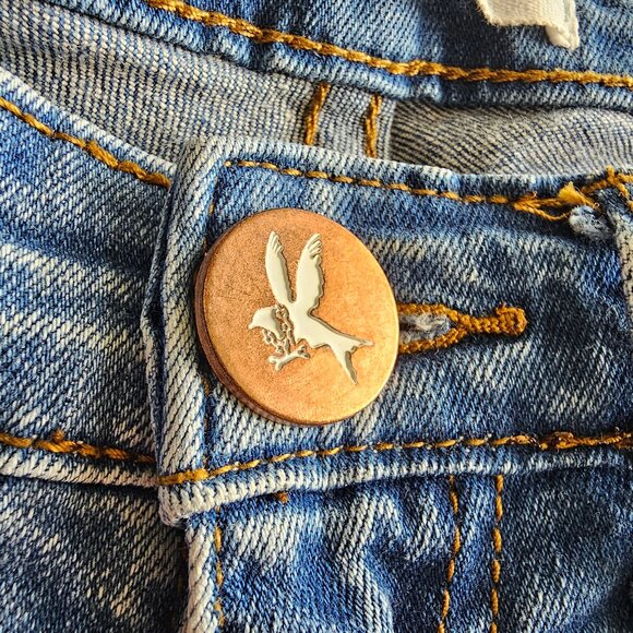 One Teaspoon Freebirds II Low-rise Distressed Skinny Jeans - Blue Blonde - Sz 26 - Picture 6 of 14